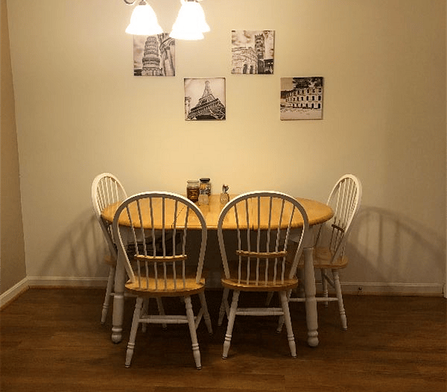 Dining Table in kitchen