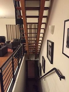 Stairs guiding to the 2nd floor