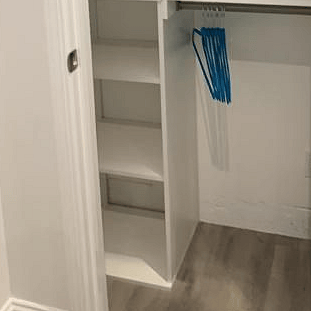 closet. Not the largest closest in the world but it seems to have worked for most