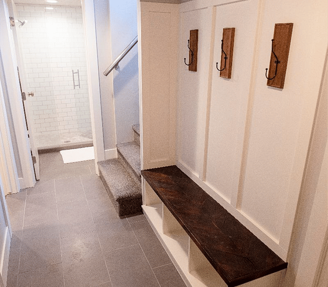Spacious wardrobe & home entrance