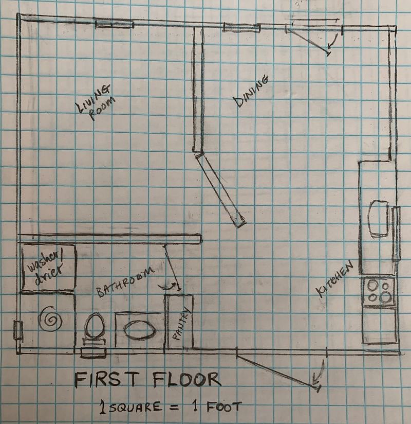 Floor plan - ground floor.