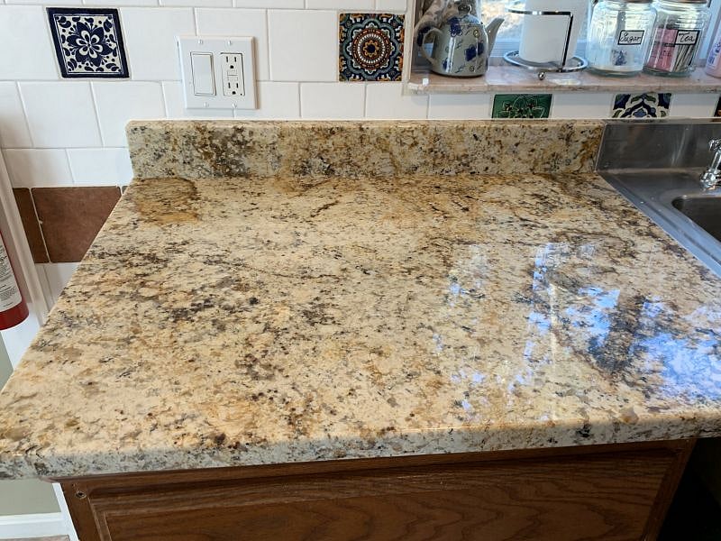 Granite counter top.