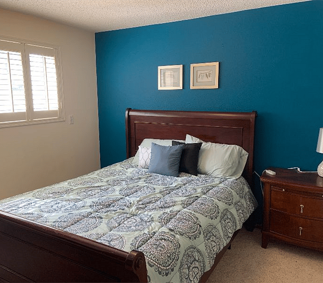 Bedroom includes a dresser and closet (not pictured).