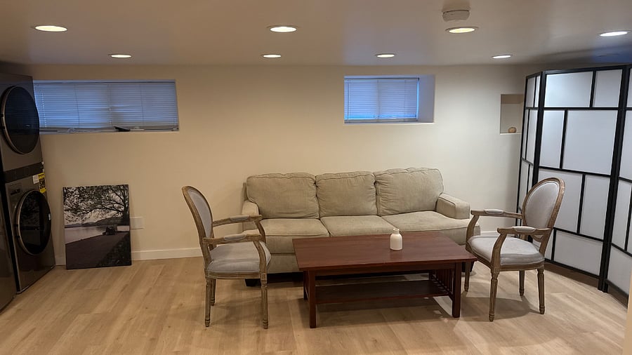 In-law suite living room