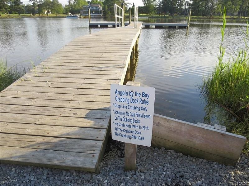 One of the crabbing docks