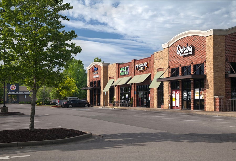 Suburban shopping and dining 15 minutes away.