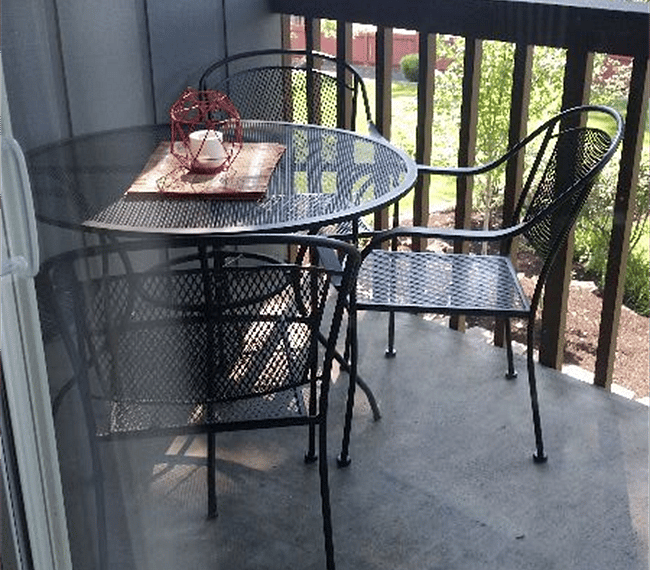 Patio with BBQ