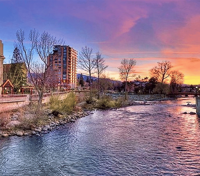 The condo is located on the river-walk and all of the fun activities such as restaurants, bars, grocery store, movie theater. (taller building in the picture).