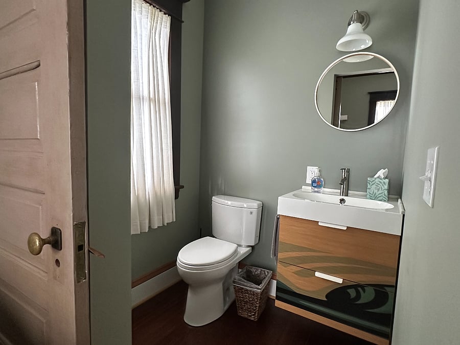 Bathroom in TV Room