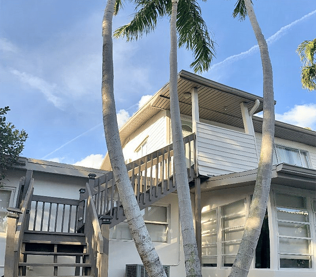 Walk up to your little slice of paradise!