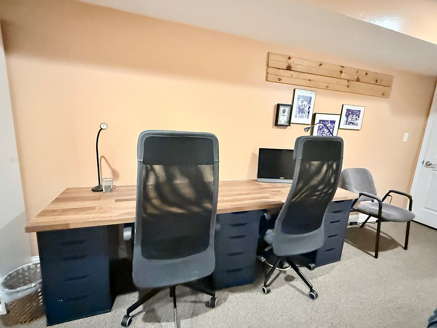 Basement study area