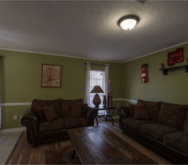 2nd living room with 2 lawson style sofa & plane table