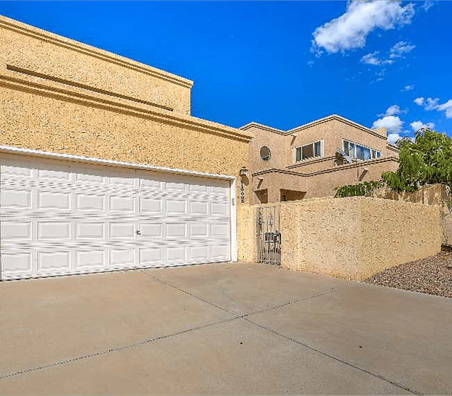 Outside view of the house & Garage