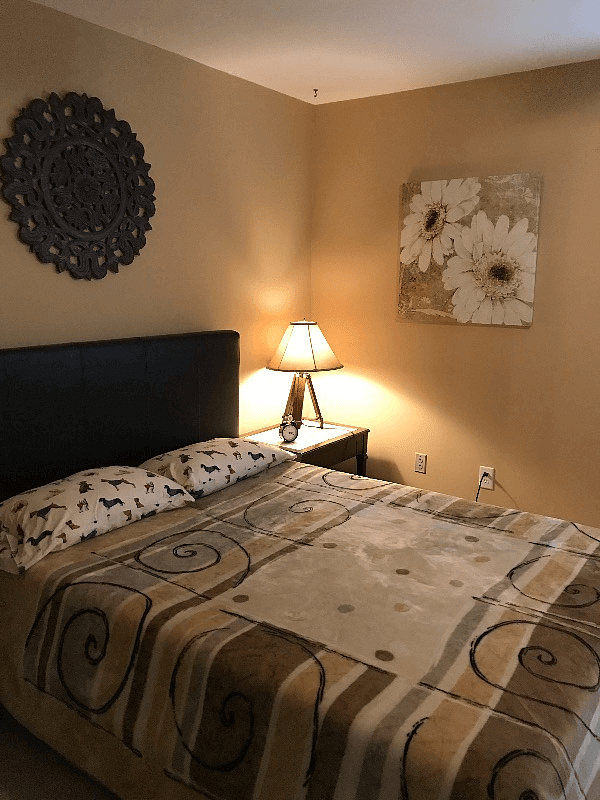 Queen bed