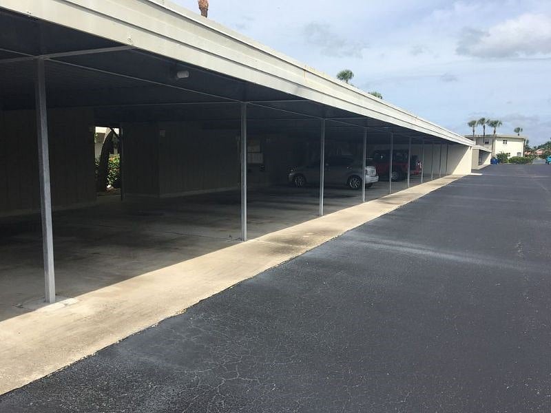 Assigned parking in the carport