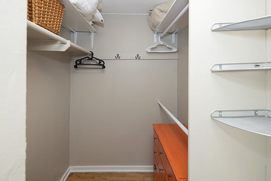 Large walk in closet 