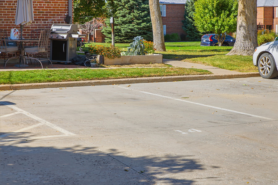 Dedicated parking space 