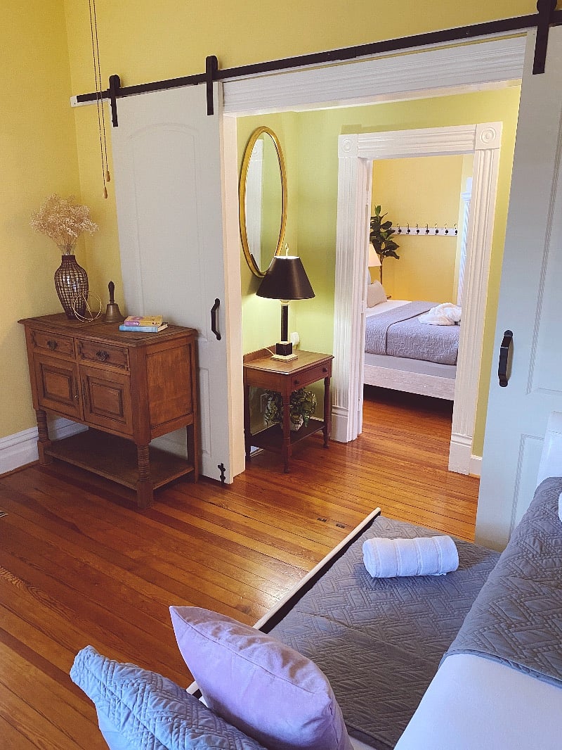 Room Closes off with Barn Doors