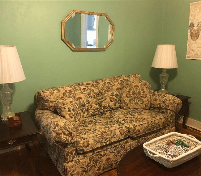 Living room (We have replaced the love seat since this photo.)