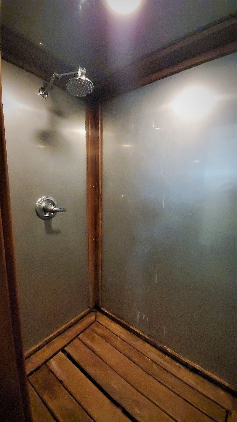 Walk in shower in Full Bath #2