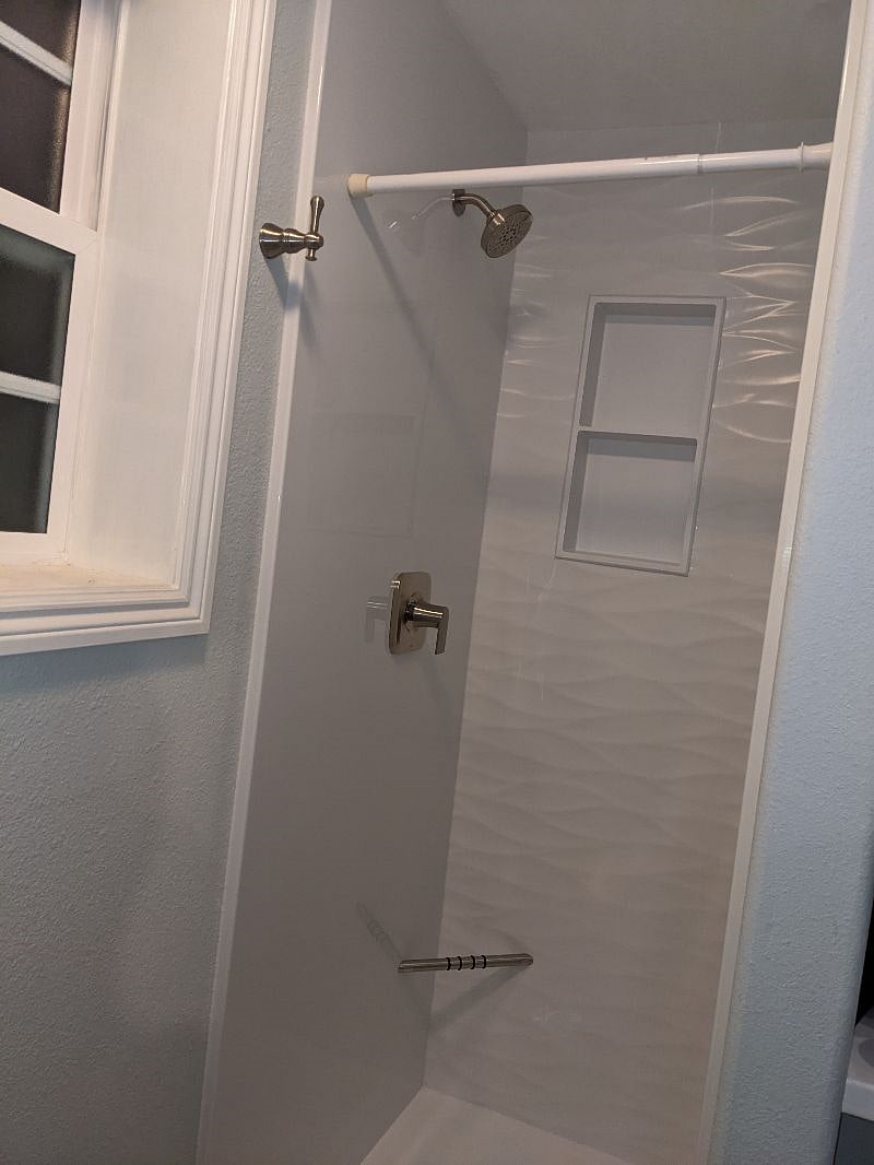 New shower