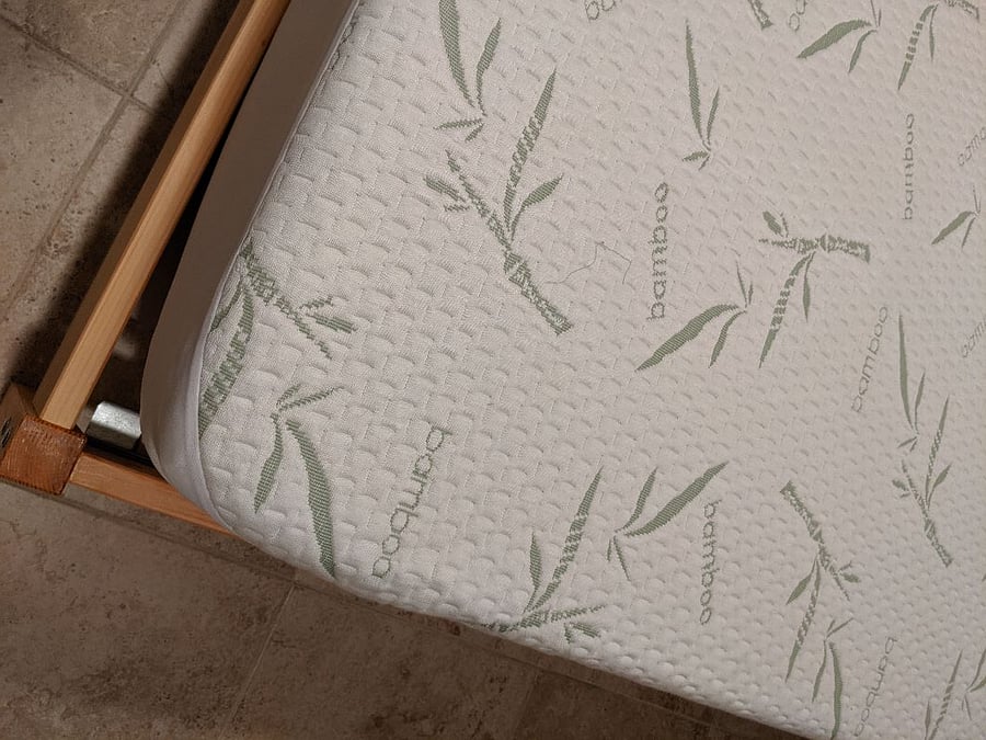 Bamboo mattress covers (washable) on every mattress