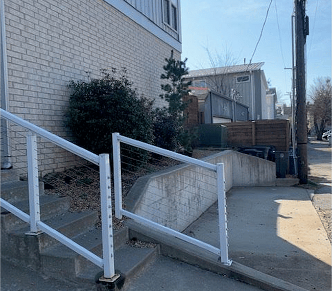Dedicated parallel parking area