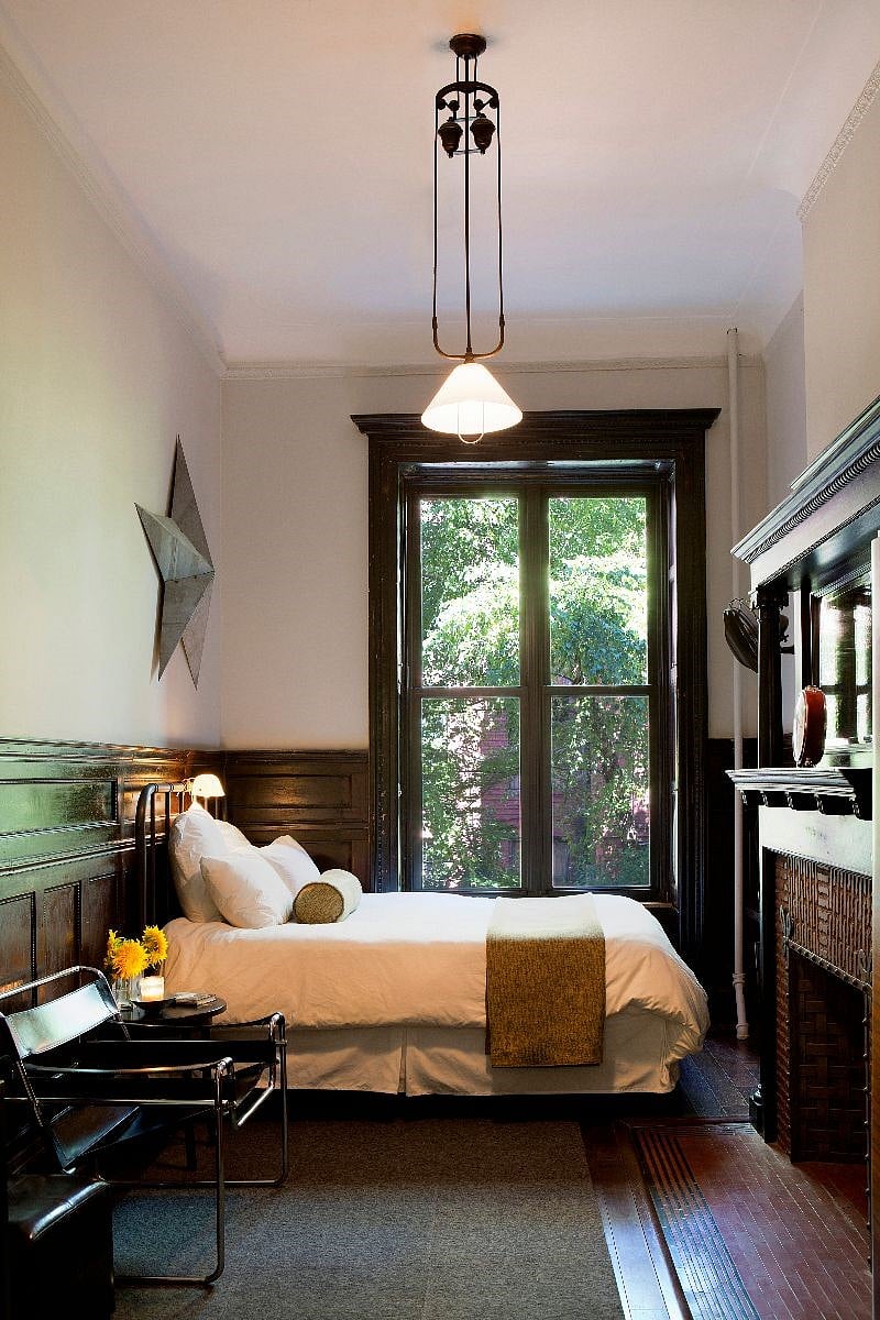 Sleep next to garden breezes.