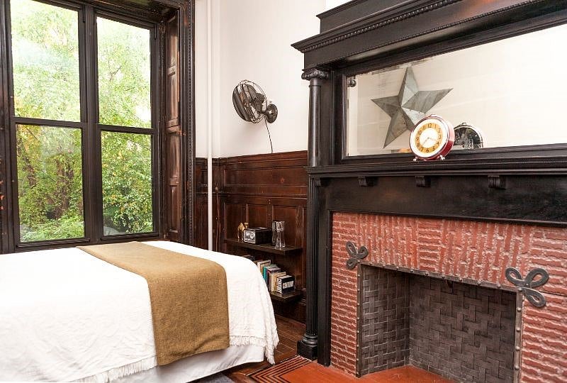 Bedroom detail.