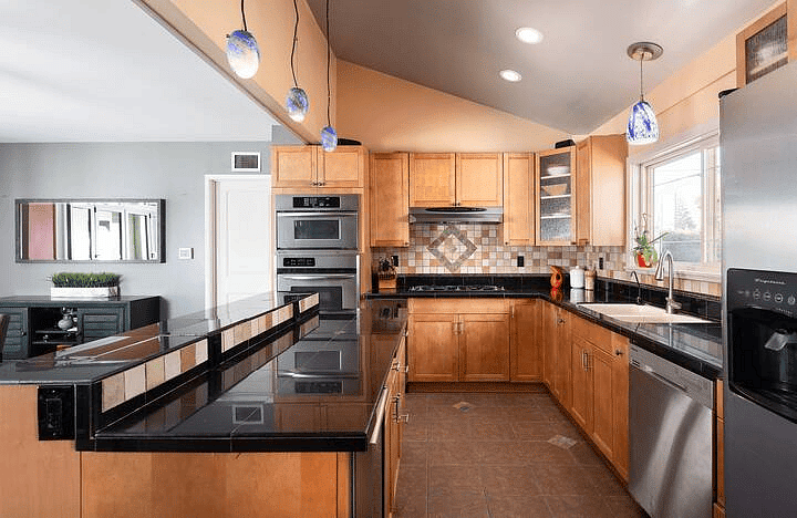Light and bright kitchen, create a gourmet meal