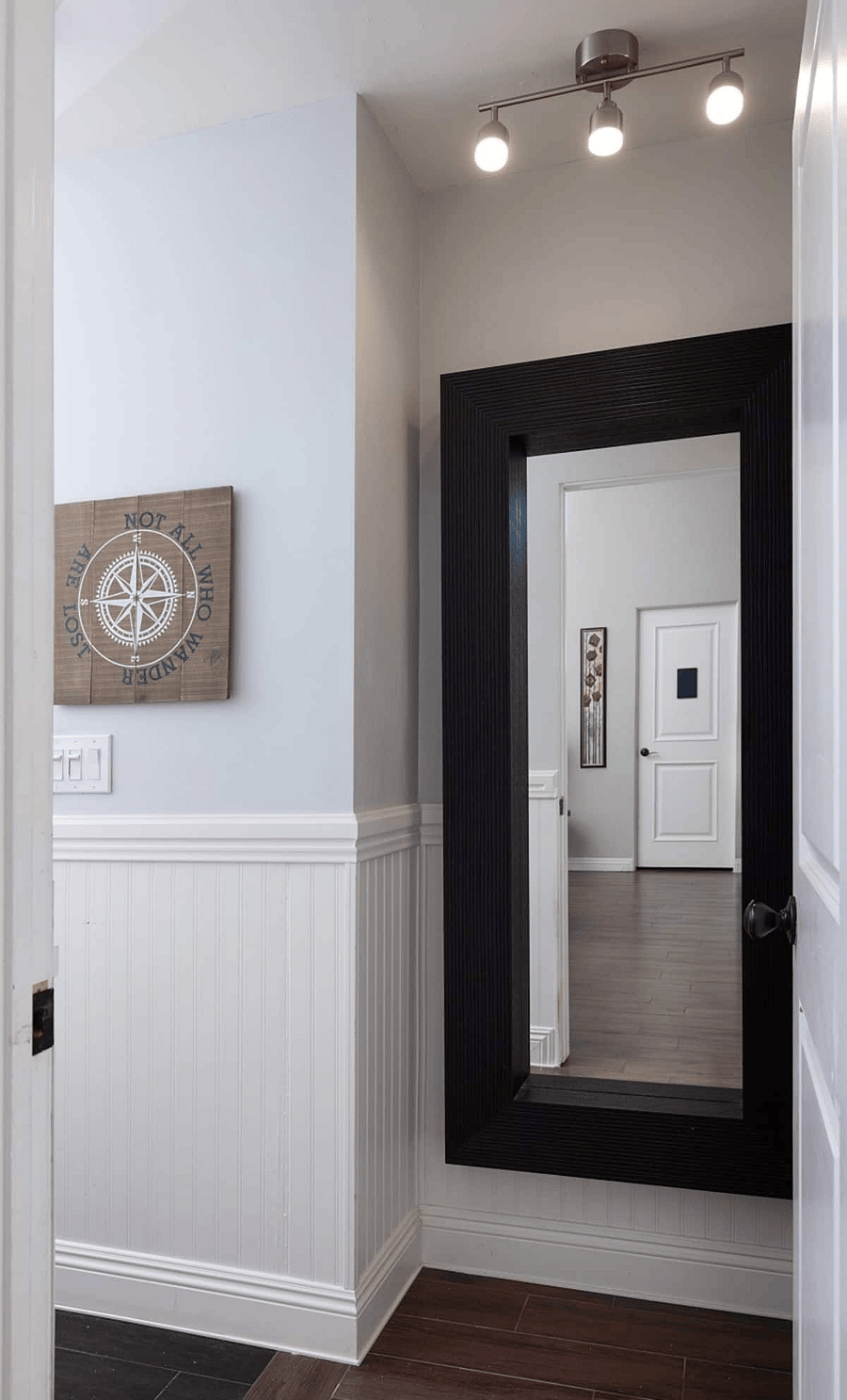 Floor length mirror included