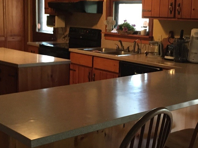 Partial view of the kitchen