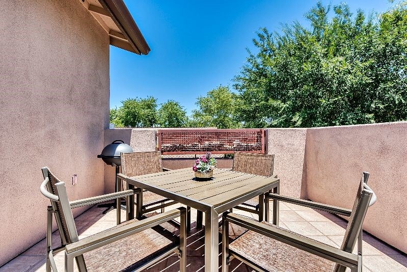 table to enjoy a meal al fresco - prepared on your "George Foreman Electric Grill" 