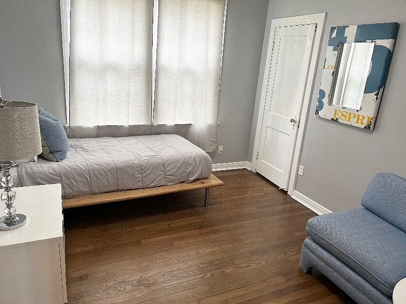 UPDATE: Room holds FULL size BED now. We can offer Toddler Beds or deliver room with 2 twin beds.