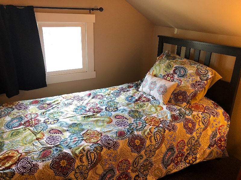 Comfortable twin bed