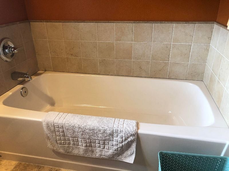 Soak in a warm tub after work. Sorry, no shower.