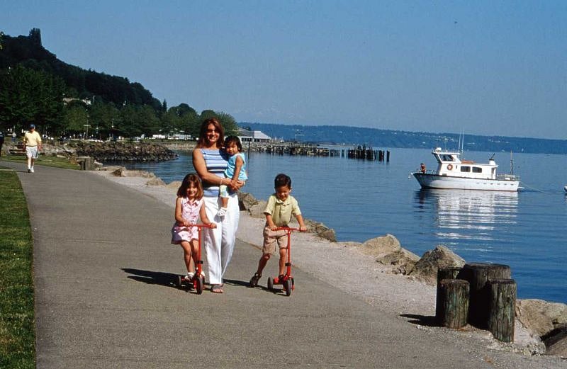 Enjoy a nice walk by the water. Photo courtesy of Travel Tacoma.