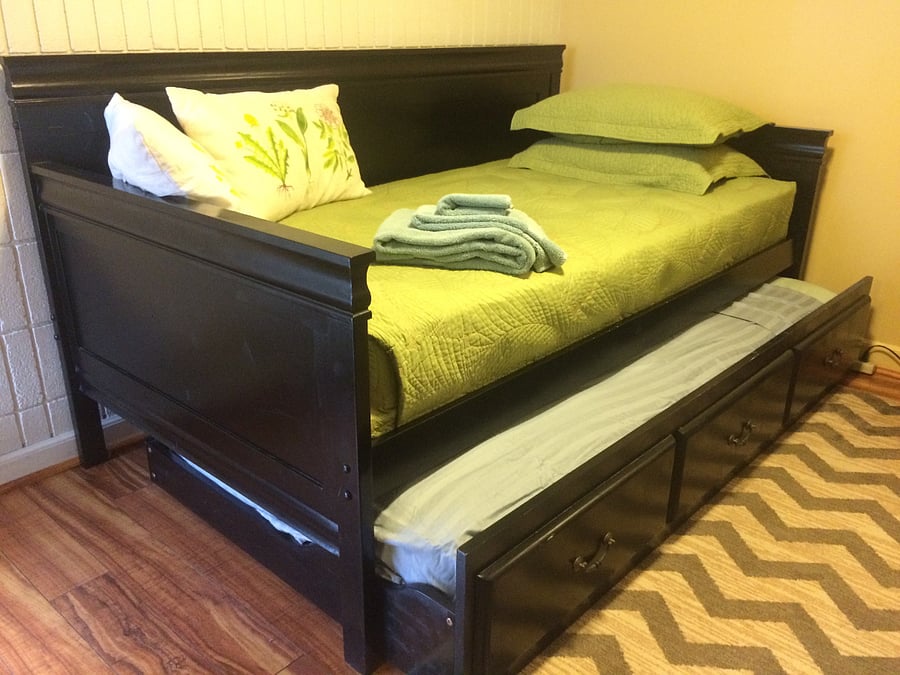 Twin bedroom may be available. Picture not current yet.