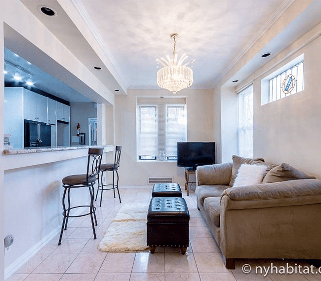 Bright and airy living room