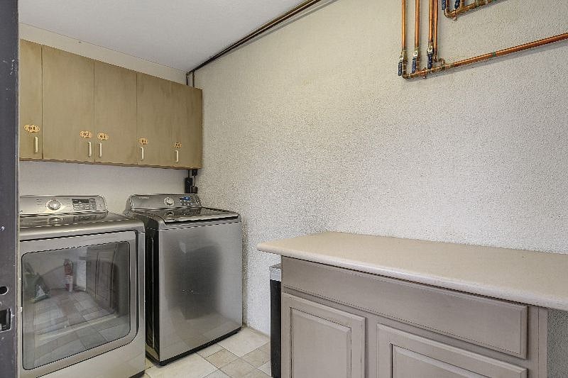 Free laundry with gas dryer
