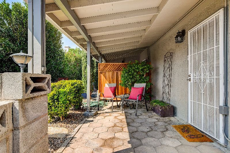 Private patio