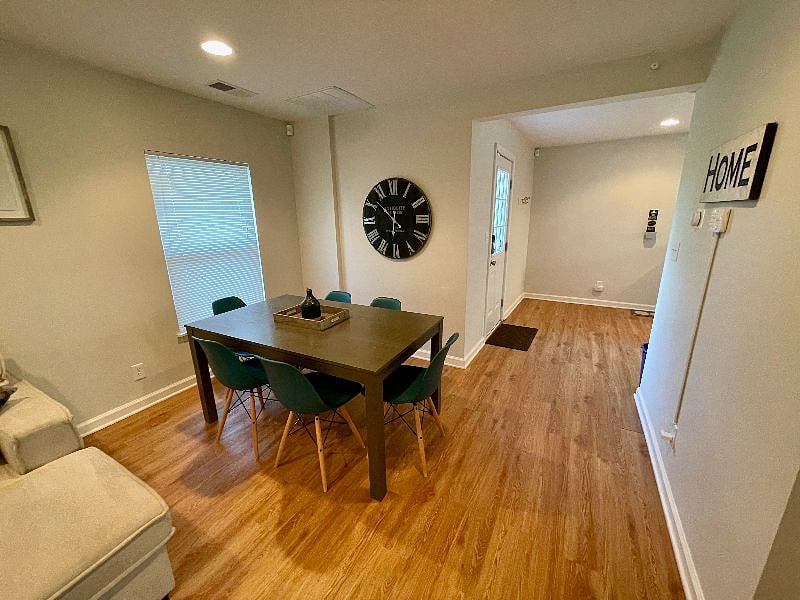 Seat 6 comfortably or spread out and work on the dining room table.