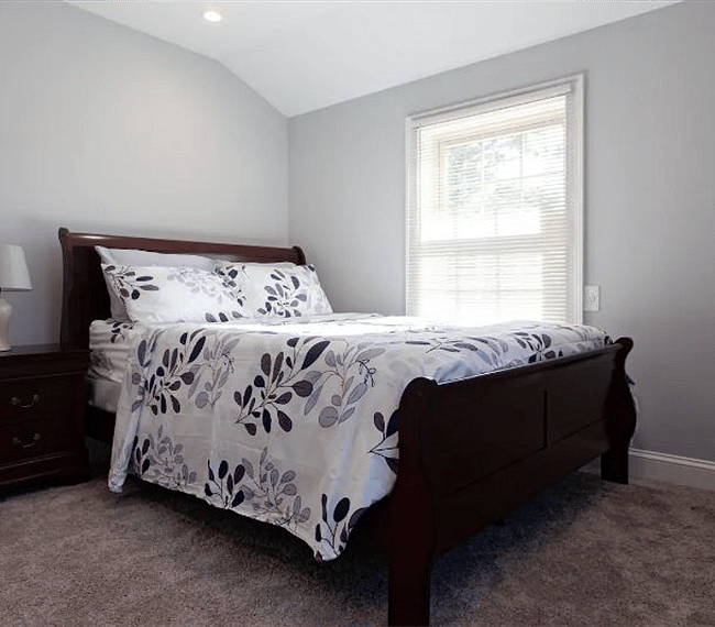 Bright and airy bedroom