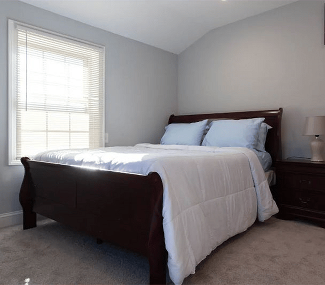 Light filled bedroom
