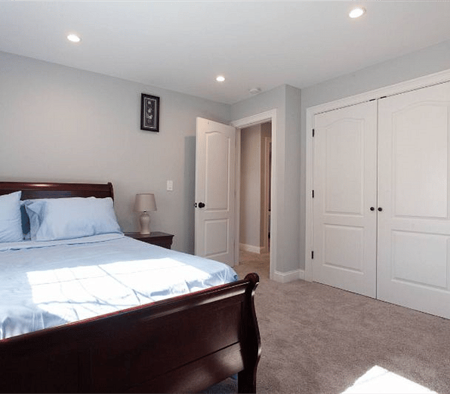 Light filled bedroom