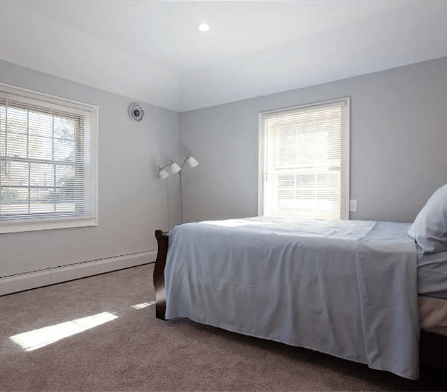 Light filled bedroom