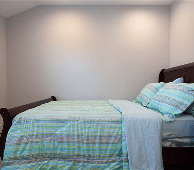 Stylish and ample bedroom