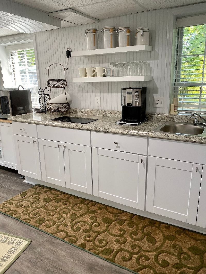Fully stocked kitchen with updated appliances