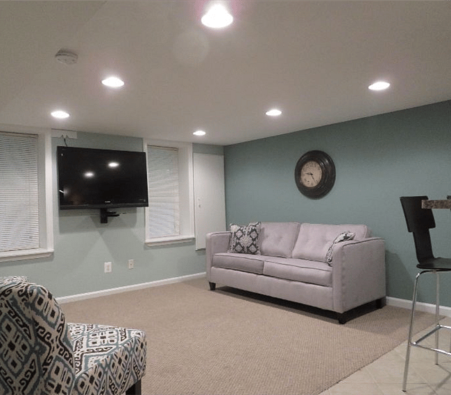 Carpeted Living Room