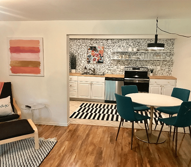 921 B dining open to kitchen